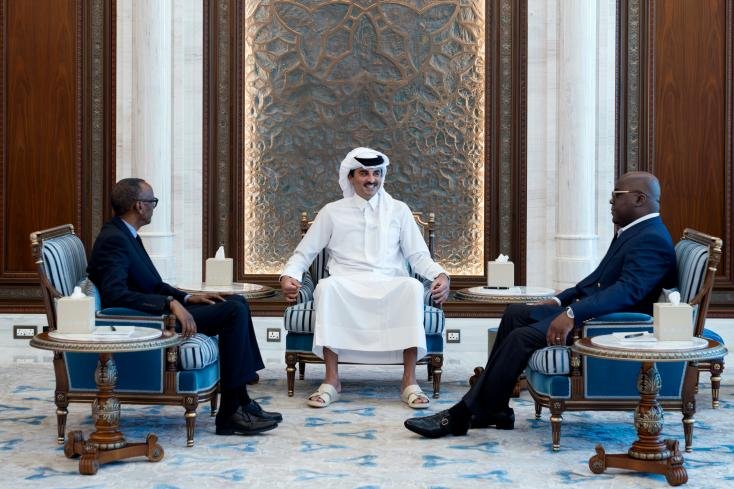 Est de la RDC: rencontre surprise Tshisekedi-Kagame à Doha, un cessez-le-feu feu évoqué